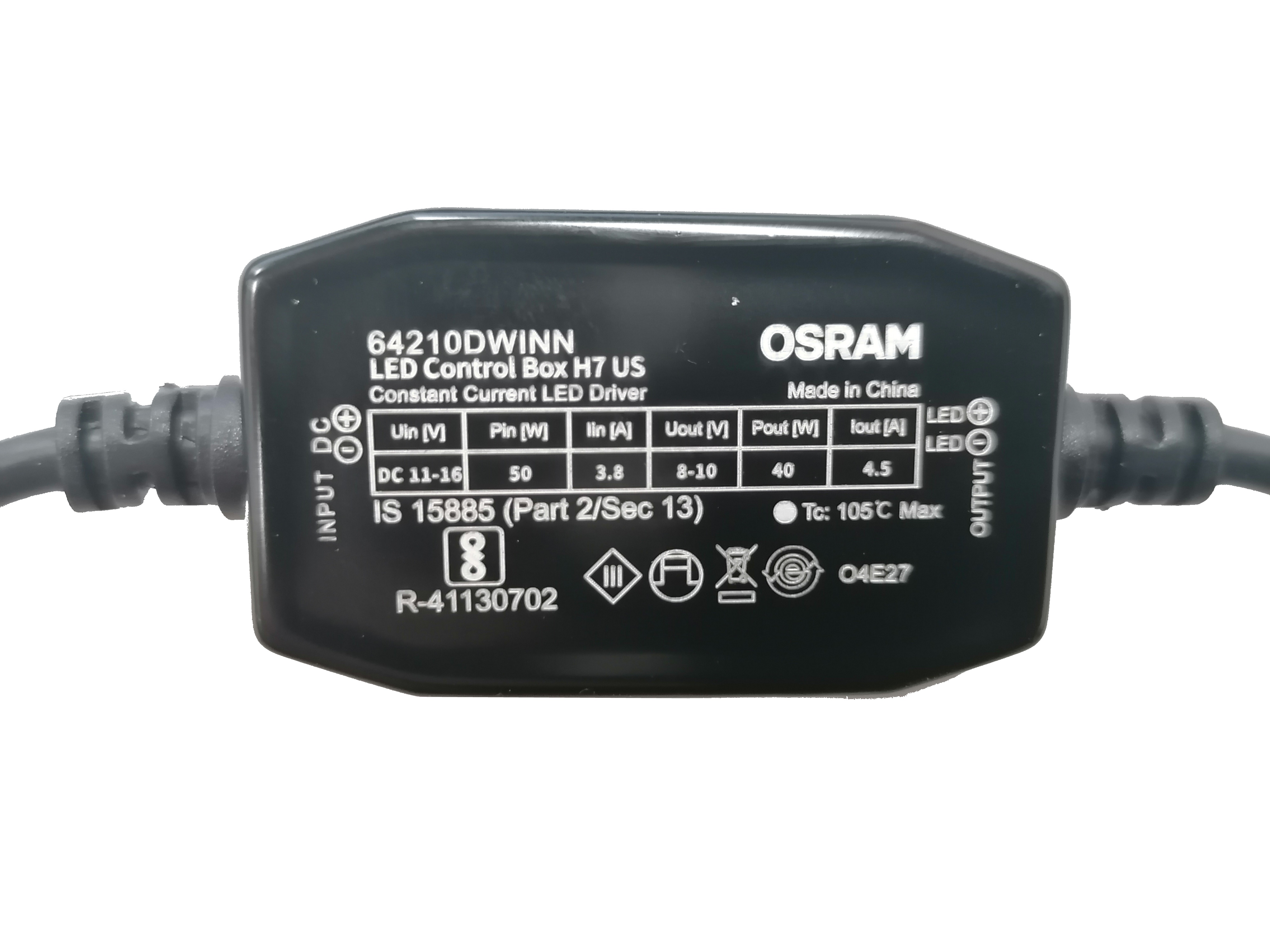 LED Konstantsrom Treiber OSRAM H7 LED +400%